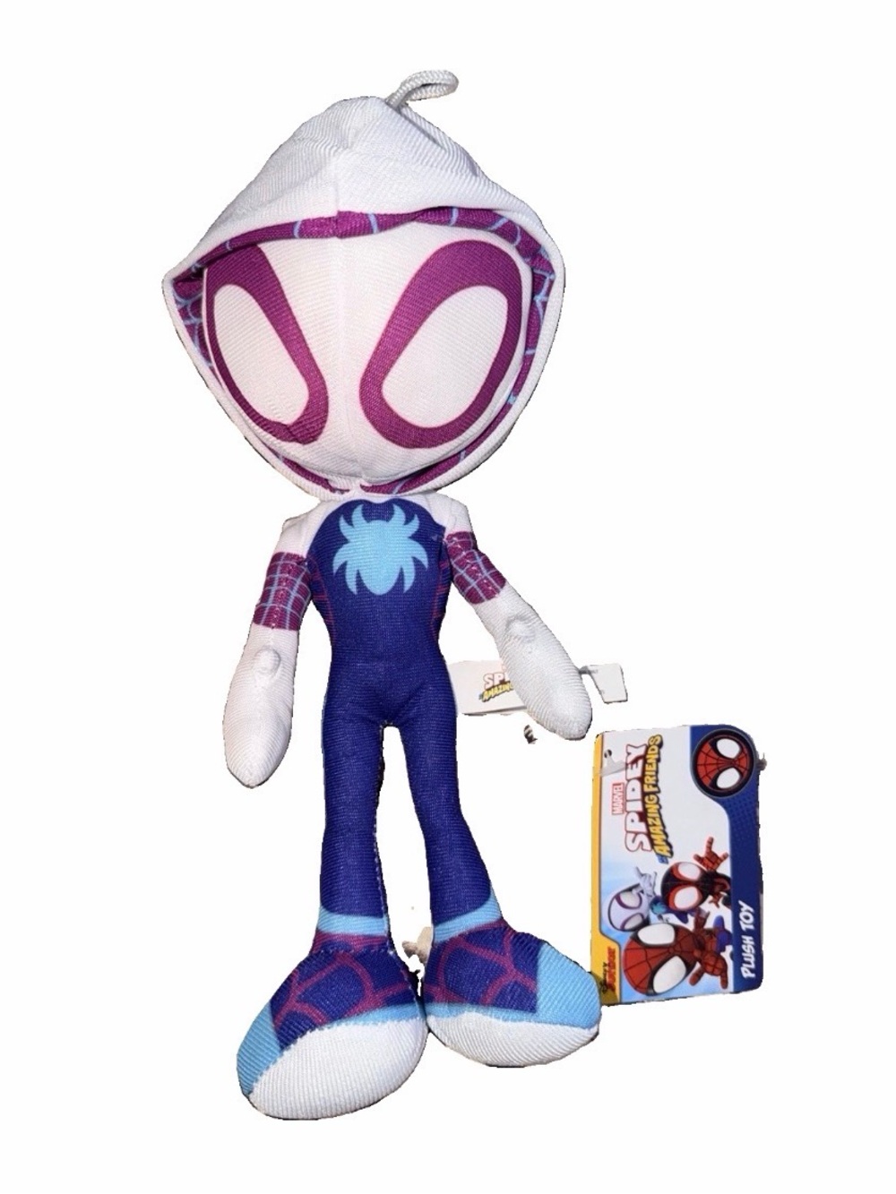 Disney Spidey and His Amazing Friends Ghost Spider Gwen Stacy Plush NWT